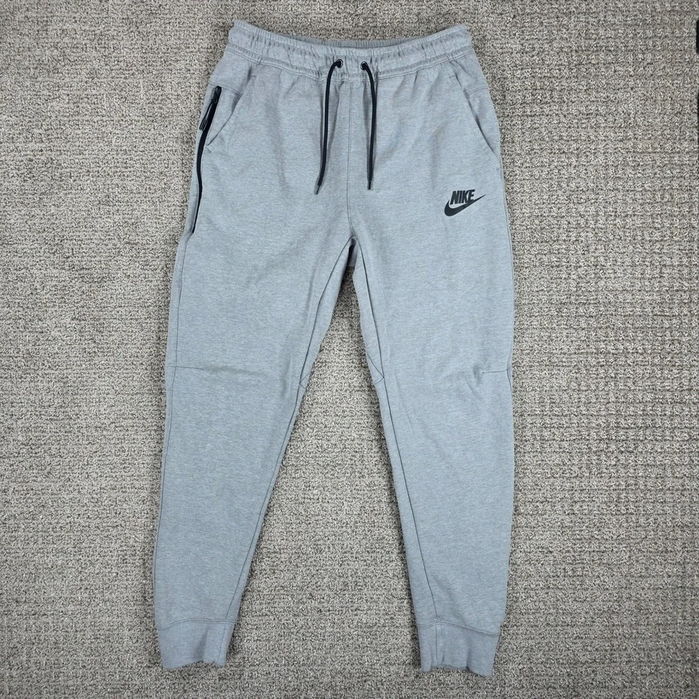 Nike Mens Tech Fleece Joggers Gray Sweatpants Size Medium